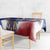 French American Heritage Month Tablecloth USA Eagle and France Urban Paris National Flag Style