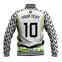Nigeria National Football Custom Baseball Jacket Blokecore T90 Sporty Style