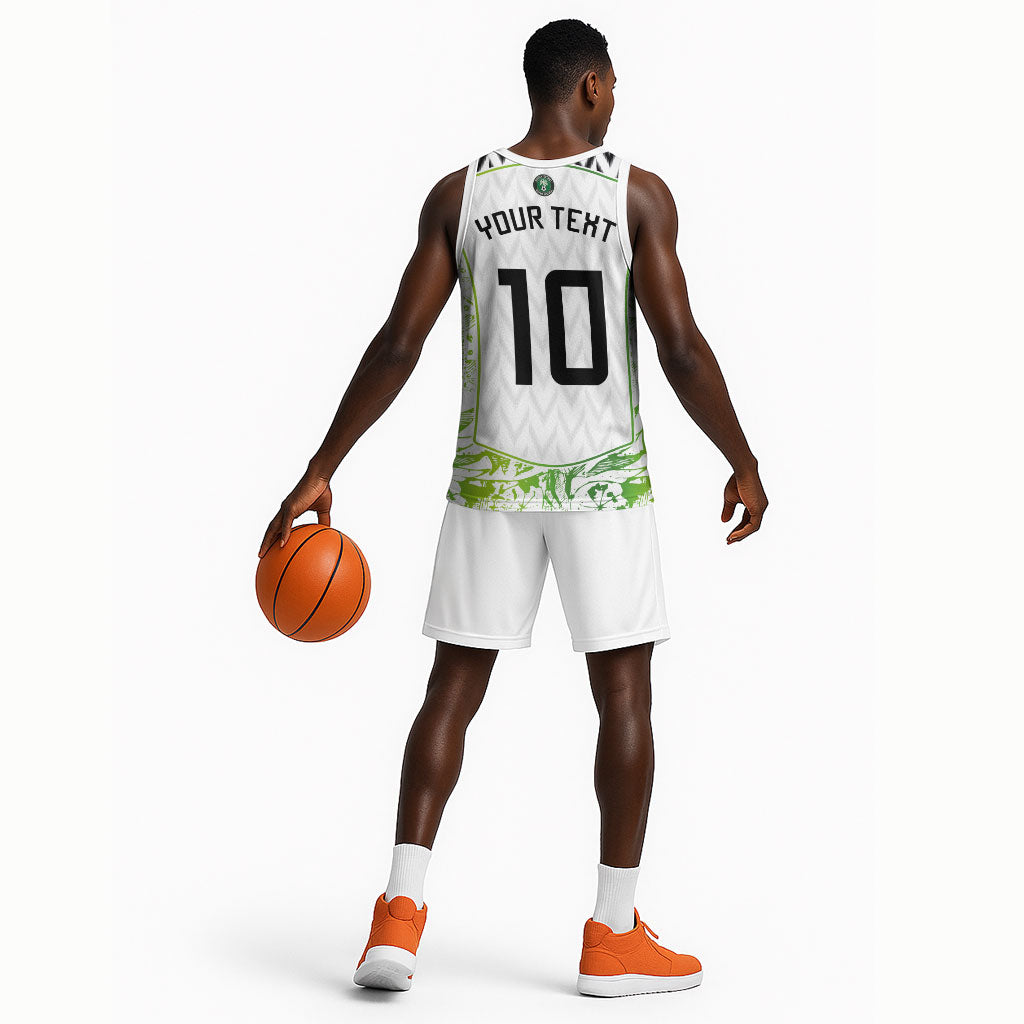 Nigeria National Football Custom Basketball Jersey Blokecore T90 Sporty Style