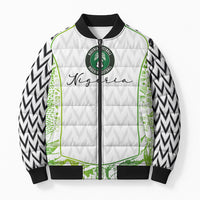Nigeria National Football Custom Bomber Puffer Jacket Blokecore T90 Sporty Style