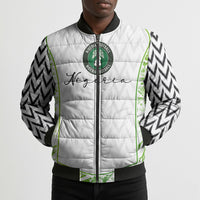 Nigeria National Football Custom Bomber Puffer Jacket Blokecore T90 Sporty Style