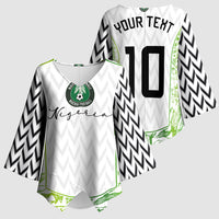 Nigeria National Football Custom Kimono Sleeve Blouse Blokecore T90 Sporty Style