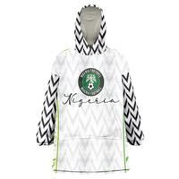 Nigeria National Football Custom Wearable Blanket Hoodie Blokecore T90 Sporty Style
