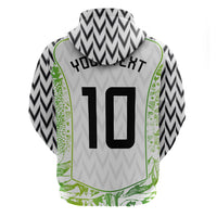 Nigeria National Football Custom Zip Hoodie Blokecore T90 Sporty Style