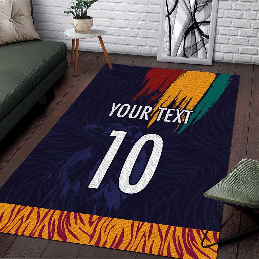 Custom Sri Lanka Cricket The Lions Area Rug