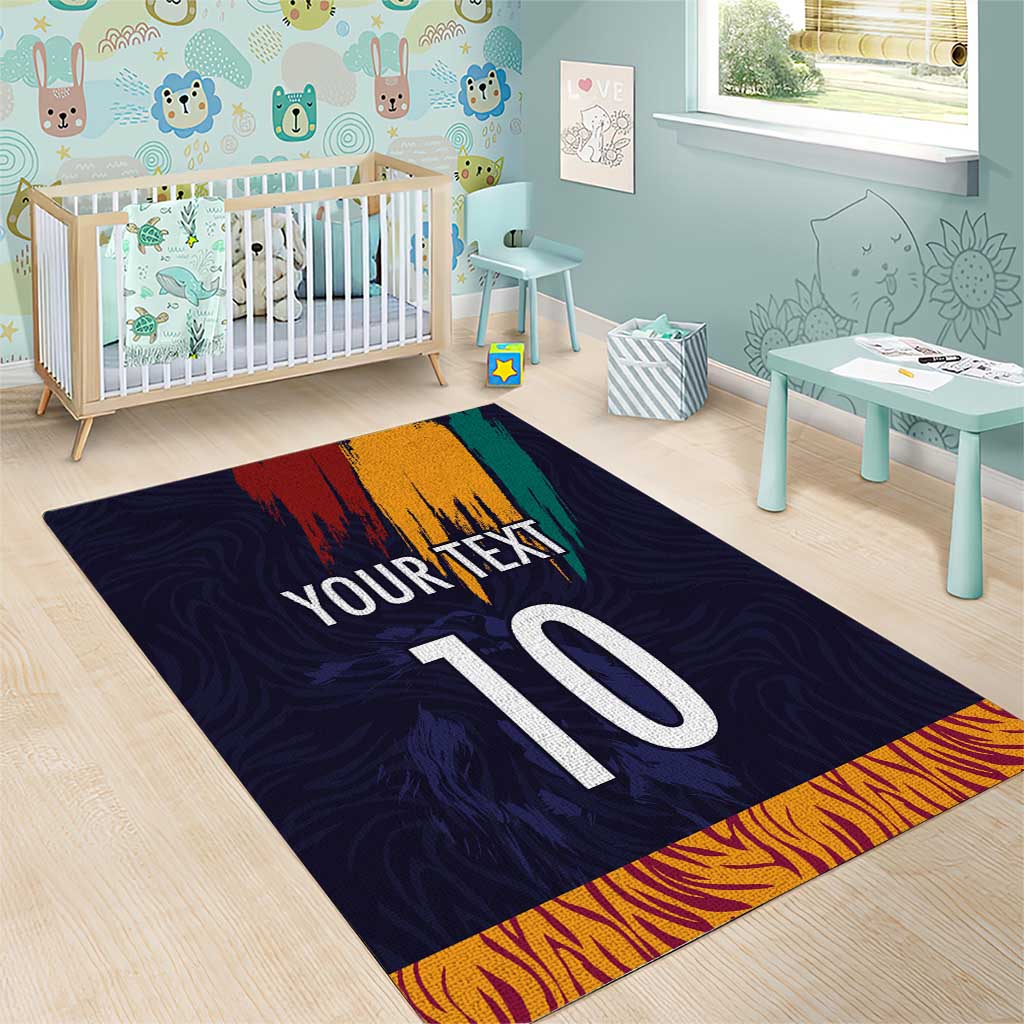 Custom Sri Lanka Cricket The Lions Area Rug