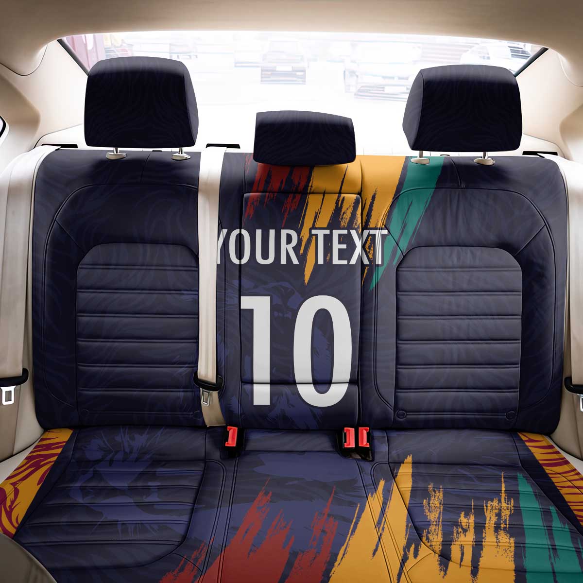 Custom Sri Lanka Cricket The Lions Back Car Seat Cover