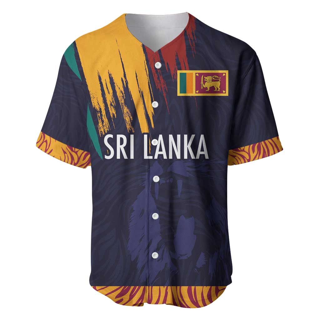 Custom Sri Lanka Cricket The Lions Baseball Jersey