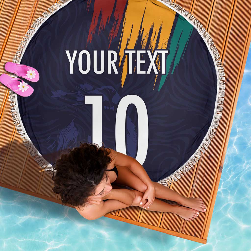 Custom Sri Lanka Cricket The Lions Beach Blanket