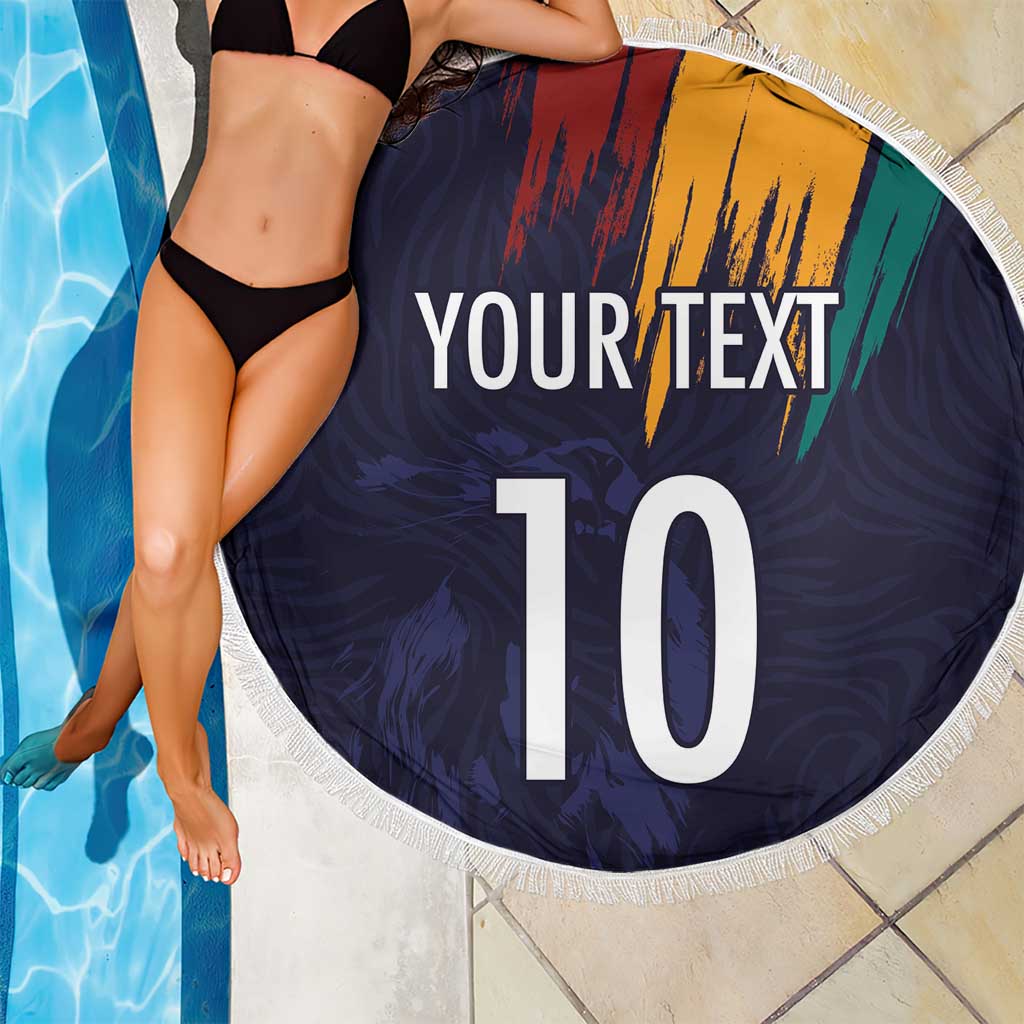 Custom Sri Lanka Cricket The Lions Beach Blanket