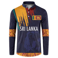 Custom Sri Lanka Cricket The Lions Button Sweatshirt