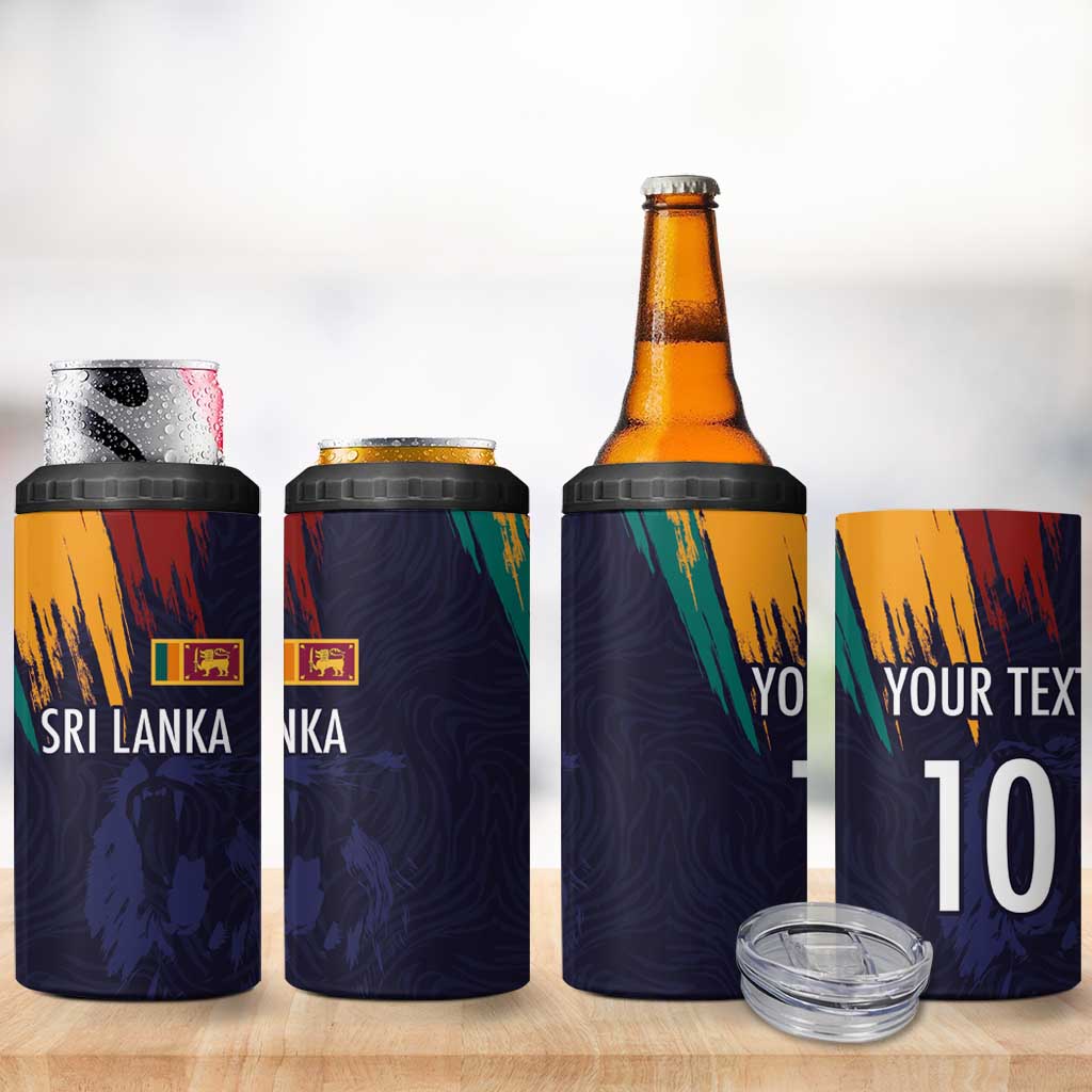 Custom Sri Lanka Cricket The Lions 4 in 1 Can Cooler Tumbler