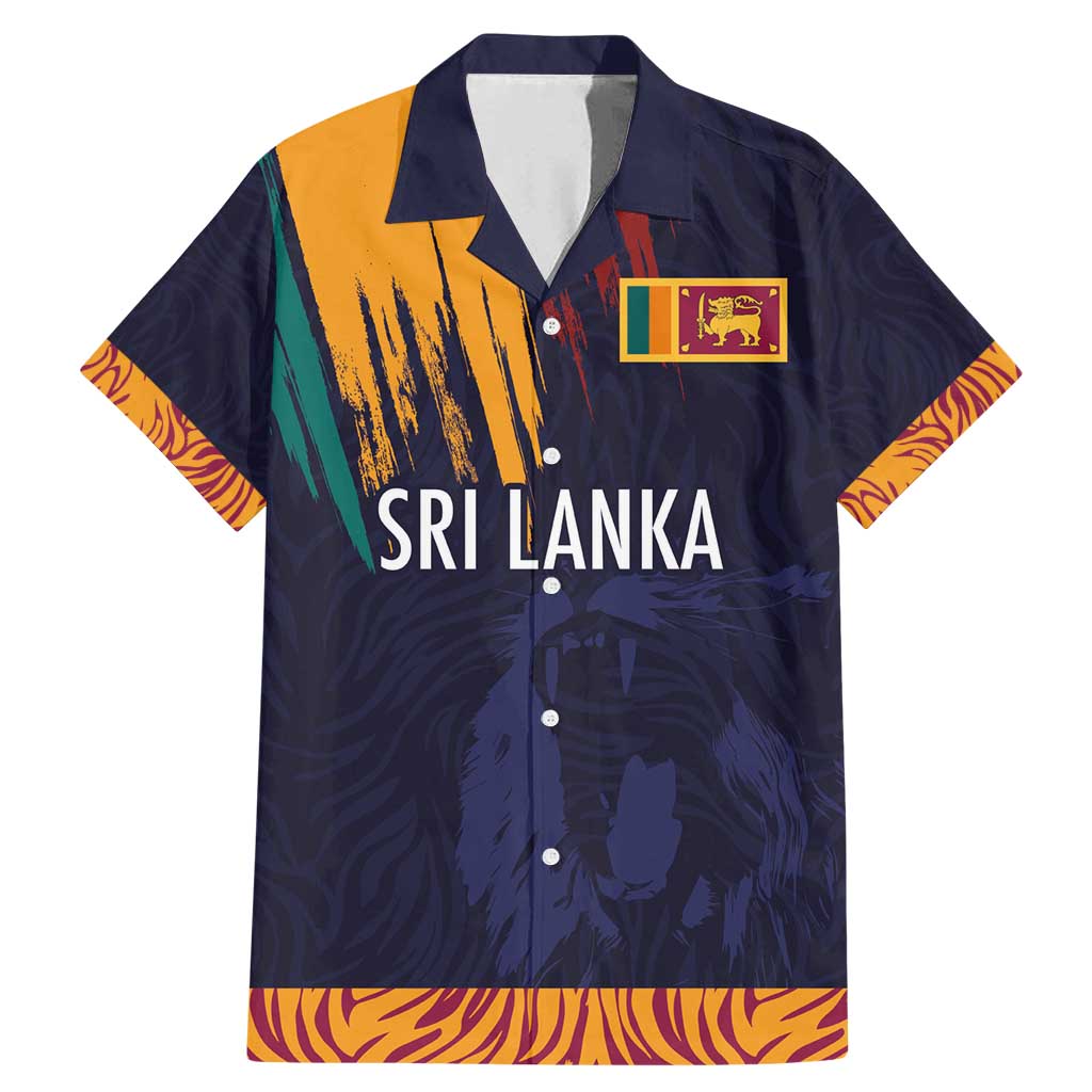 Custom Sri Lanka Cricket The Lions Family Matching Mermaid Dress and Hawaiian Shirt
