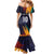 Custom Sri Lanka Cricket The Lions Family Matching Mermaid Dress and Hawaiian Shirt