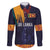 Custom Sri Lanka Cricket The Lions Family Matching Off The Shoulder Long Sleeve Dress and Hawaiian Shirt