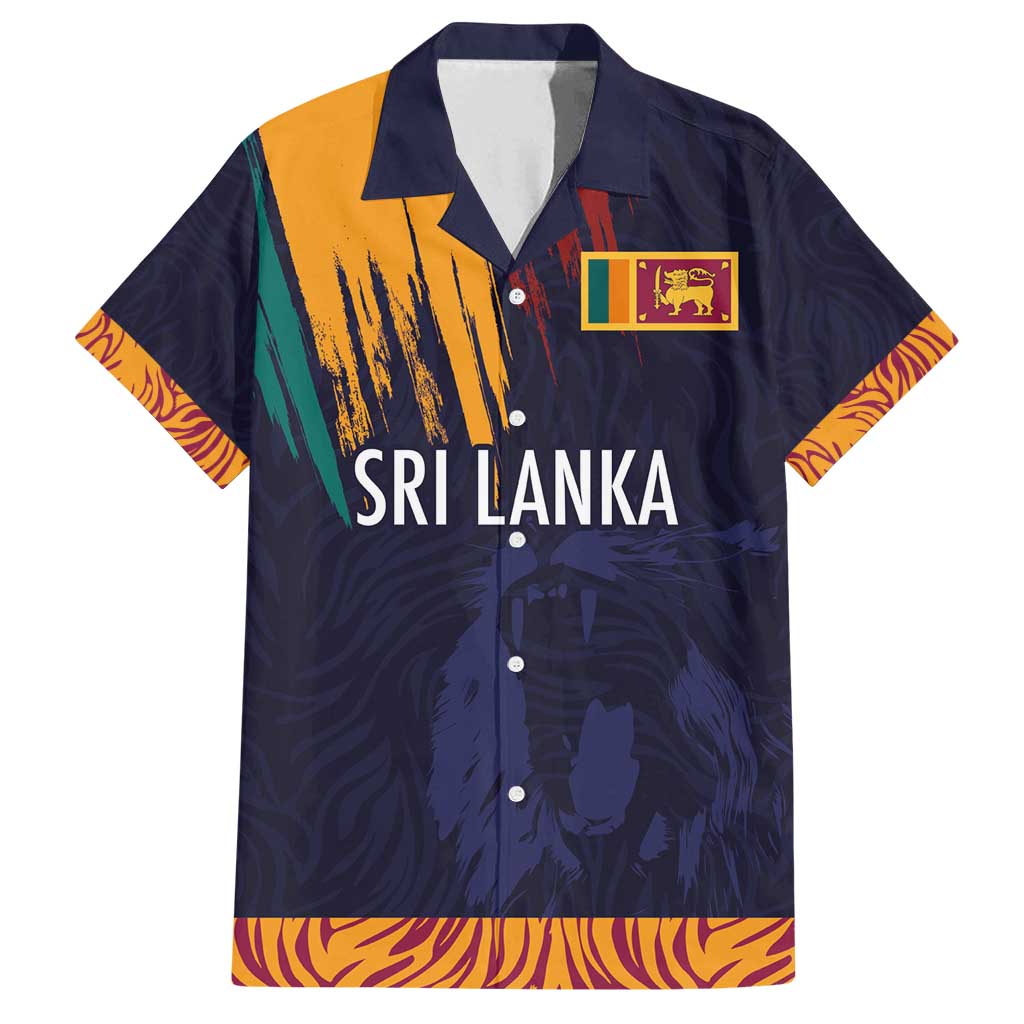 Custom Sri Lanka Cricket The Lions Family Matching Puletasi and Hawaiian Shirt