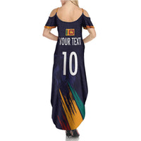 Custom Sri Lanka Cricket The Lions Family Matching Summer Maxi Dress and Hawaiian Shirt