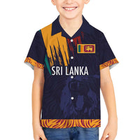 Custom Sri Lanka Cricket The Lions Family Matching Summer Maxi Dress and Hawaiian Shirt