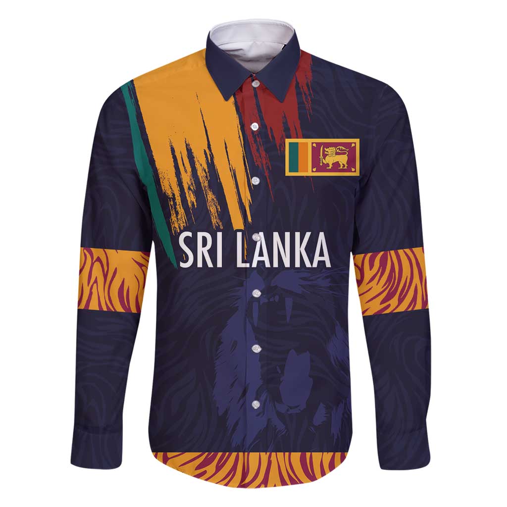 Custom Sri Lanka Cricket The Lions Family Matching Tank Maxi Dress and Hawaiian Shirt