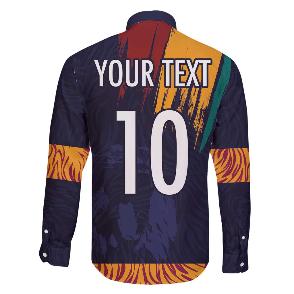 Custom Sri Lanka Cricket The Lions Family Matching Tank Maxi Dress and Hawaiian Shirt