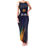 Custom Sri Lanka Cricket The Lions Family Matching Tank Maxi Dress and Hawaiian Shirt