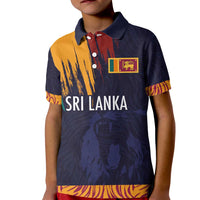 Custom Sri Lanka Cricket The Lions Kid Polo Shirt