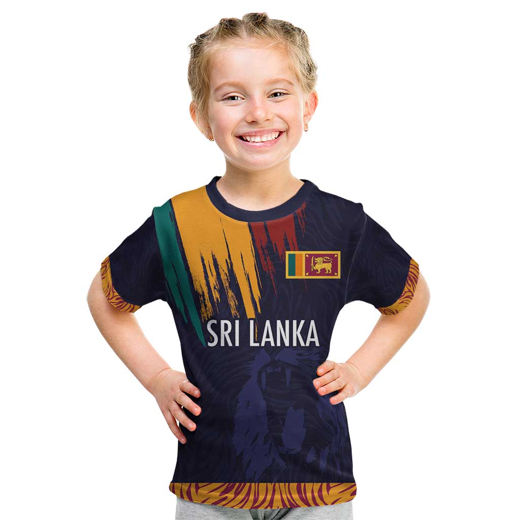 Custom Sri Lanka Cricket The Lions Kid T Shirt