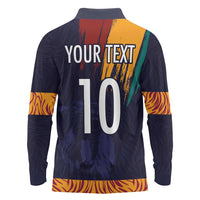 Custom Sri Lanka Cricket The Lions Long Sleeve Polo Shirt