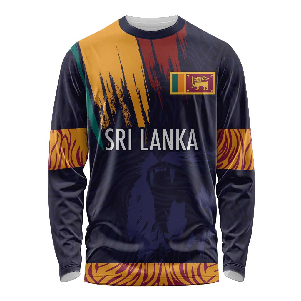 Custom Sri Lanka Cricket The Lions Long Sleeve Shirt