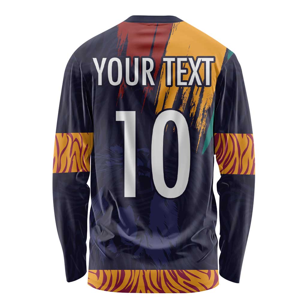 Custom Sri Lanka Cricket The Lions Long Sleeve Shirt