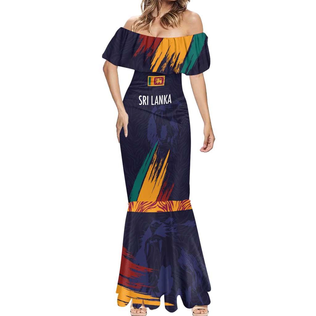 Custom Sri Lanka Cricket The Lions Mermaid Dress