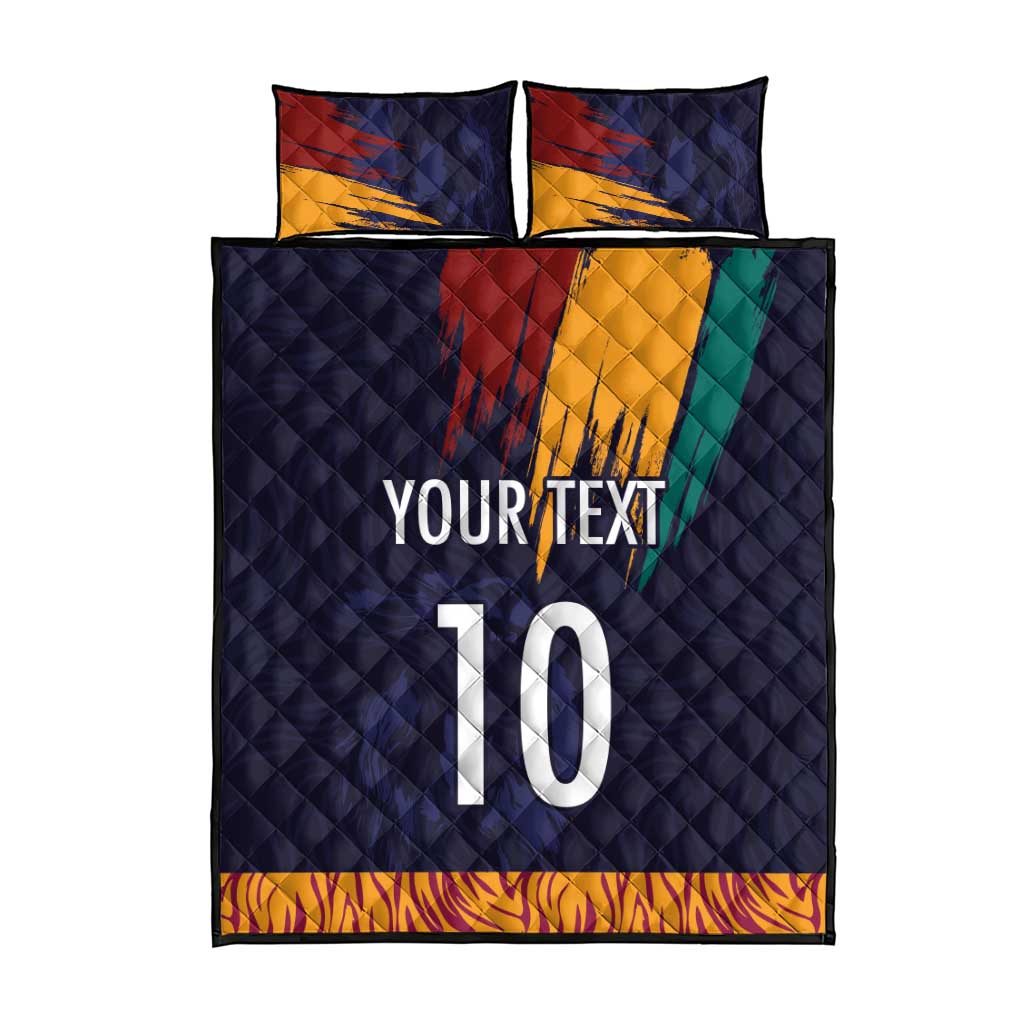 Custom Sri Lanka Cricket The Lions Quilt Bed Set