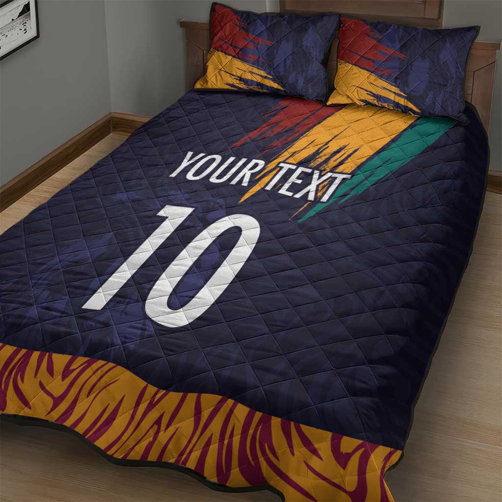 Custom Sri Lanka Cricket The Lions Quilt Bed Set