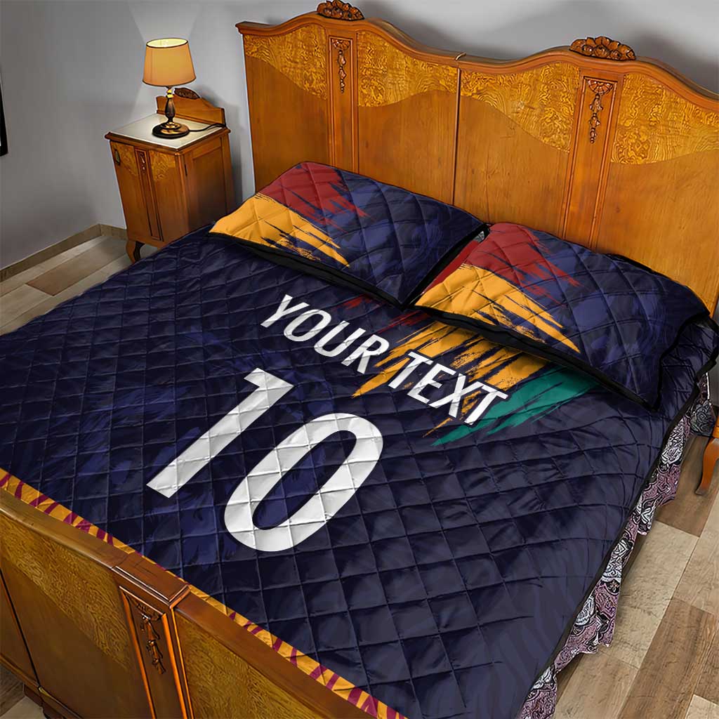 Custom Sri Lanka Cricket The Lions Quilt Bed Set