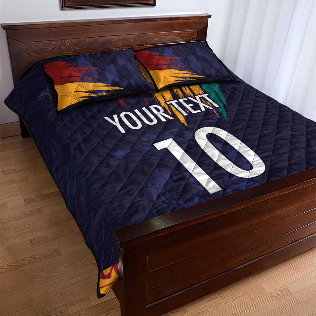 Custom Sri Lanka Cricket The Lions Quilt Bed Set