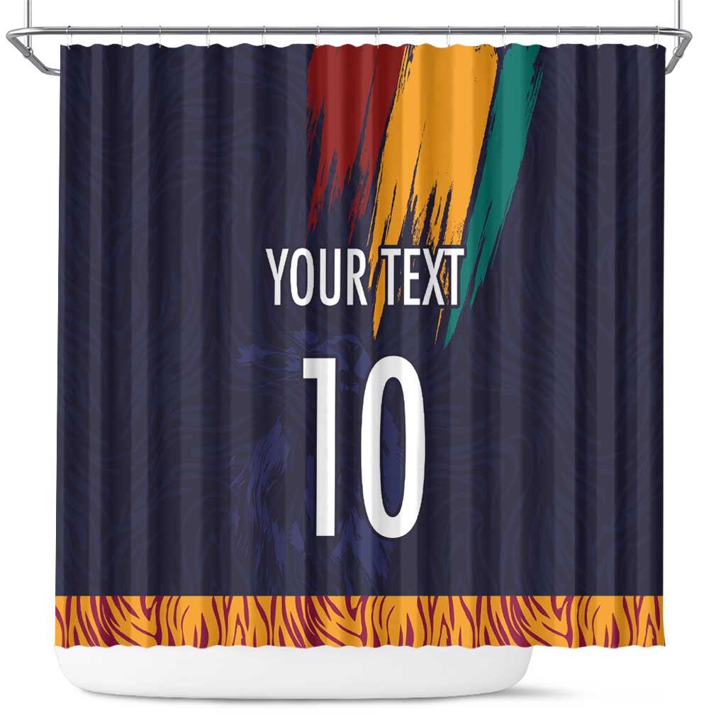 Custom Sri Lanka Cricket The Lions Shower Curtain