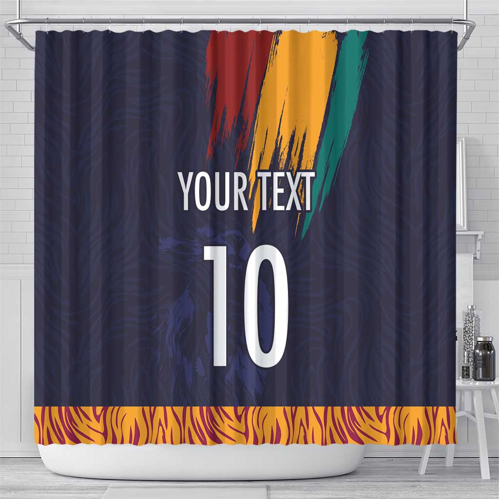 Custom Sri Lanka Cricket The Lions Shower Curtain