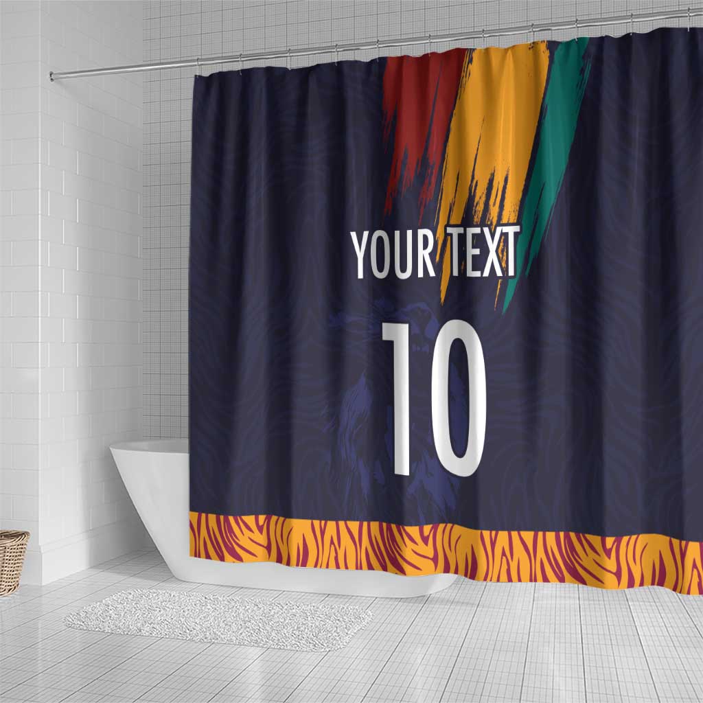 Custom Sri Lanka Cricket The Lions Shower Curtain
