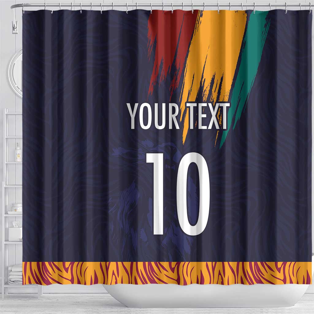 Custom Sri Lanka Cricket The Lions Shower Curtain