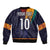 Custom Sri Lanka Cricket The Lions Sleeve Zip Bomber Jacket