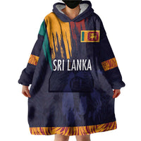 Custom Sri Lanka Cricket The Lions Wearable Blanket Hoodie