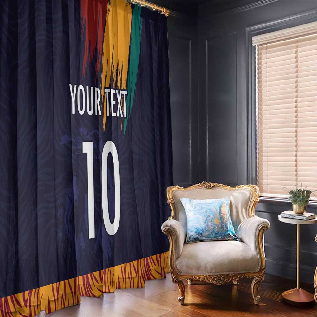 Custom Sri Lanka Cricket The Lions Window Curtain