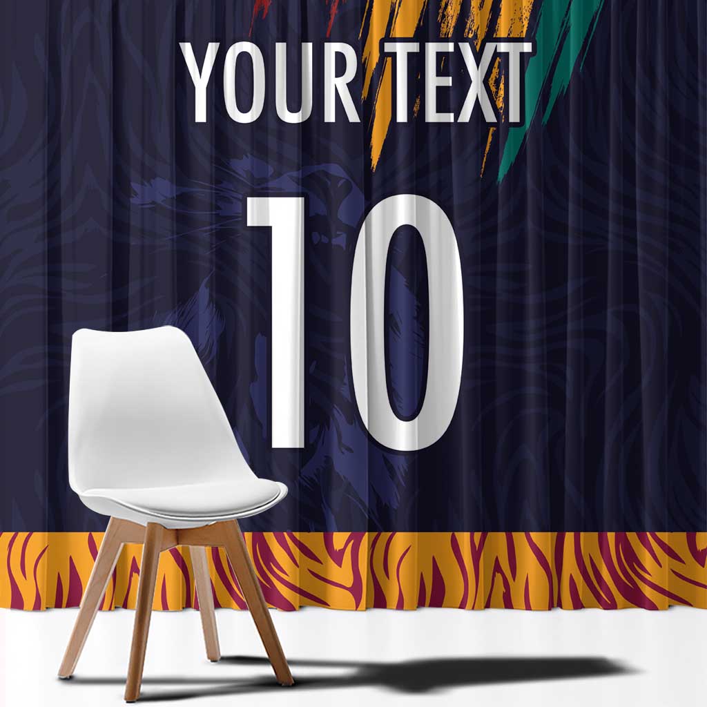 Custom Sri Lanka Cricket The Lions Window Curtain