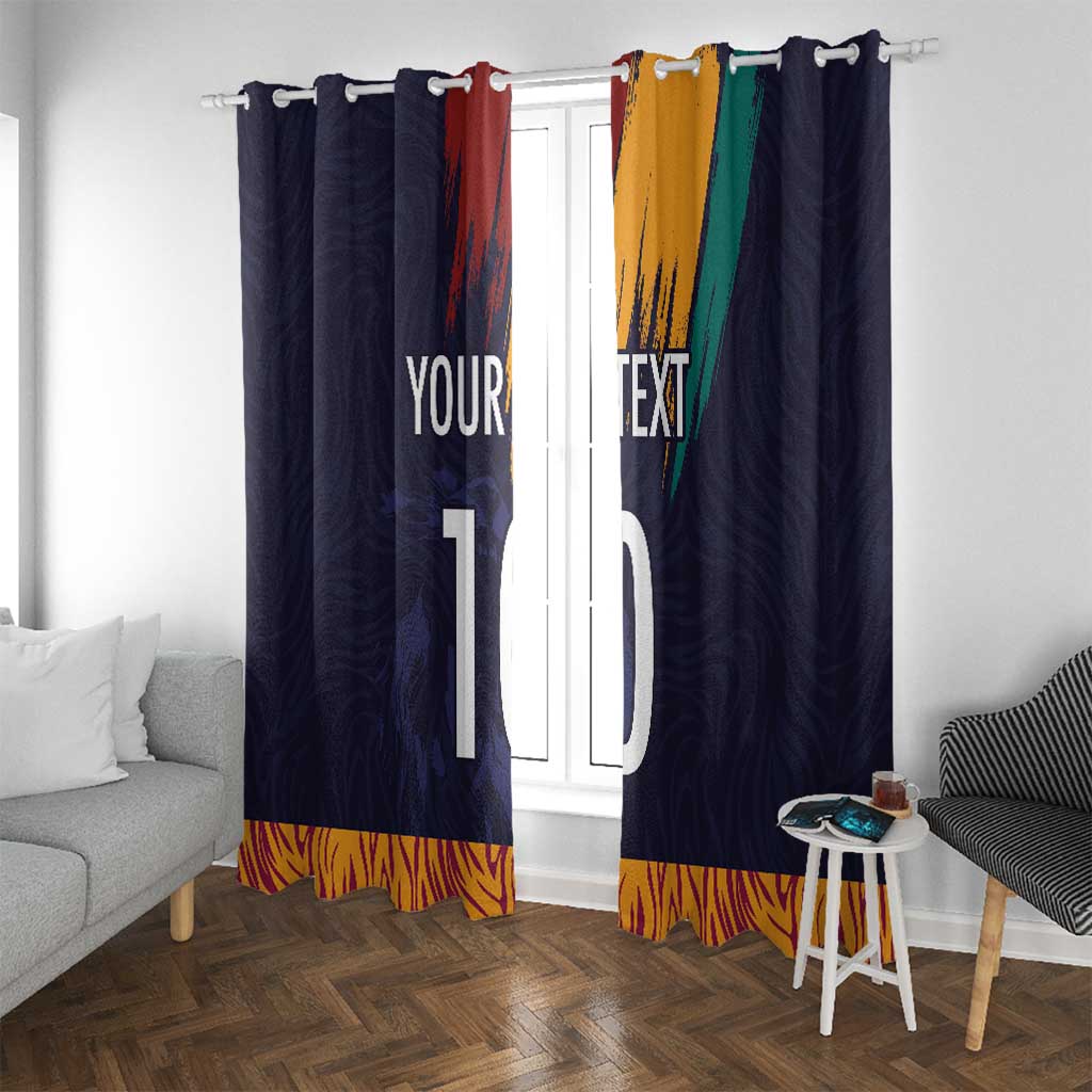 Custom Sri Lanka Cricket The Lions Window Curtain