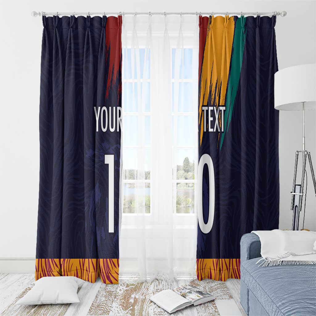 Custom Sri Lanka Cricket The Lions Window Curtain