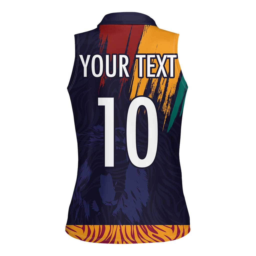 Custom Sri Lanka Cricket The Lions Women Sleeveless Polo Shirt