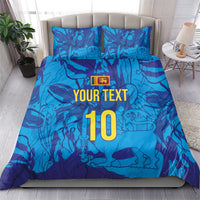 Custom Sri Lanka Cricket Royal Blue Warrior Bedding Set