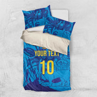 Custom Sri Lanka Cricket Royal Blue Warrior Bedding Set