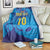 Custom Sri Lanka Cricket Royal Blue Warrior Blanket