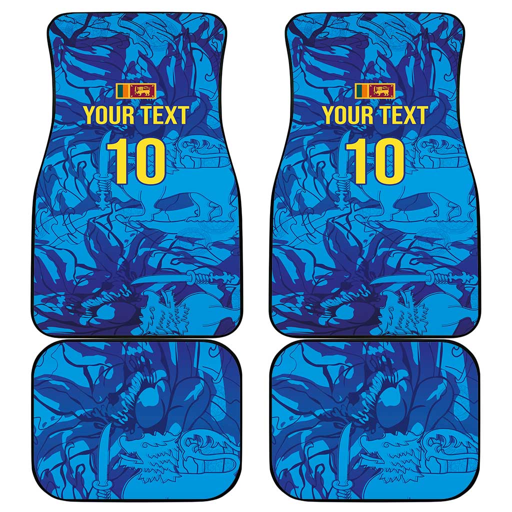 Custom Sri Lanka Cricket Royal Blue Warrior Car Mats